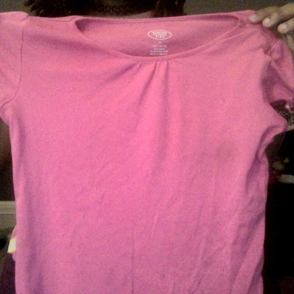 pink Talbots kids shirt